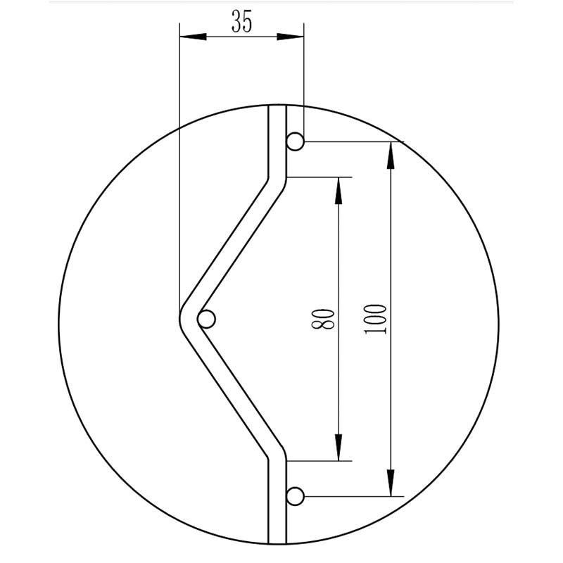 Round galvanised steel posts, Aluminum 3D fence with peach posts - Image 6