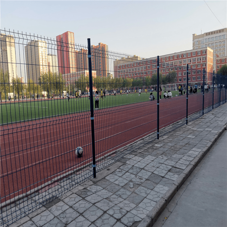 Round metal post, Round aluminum 3D fence post