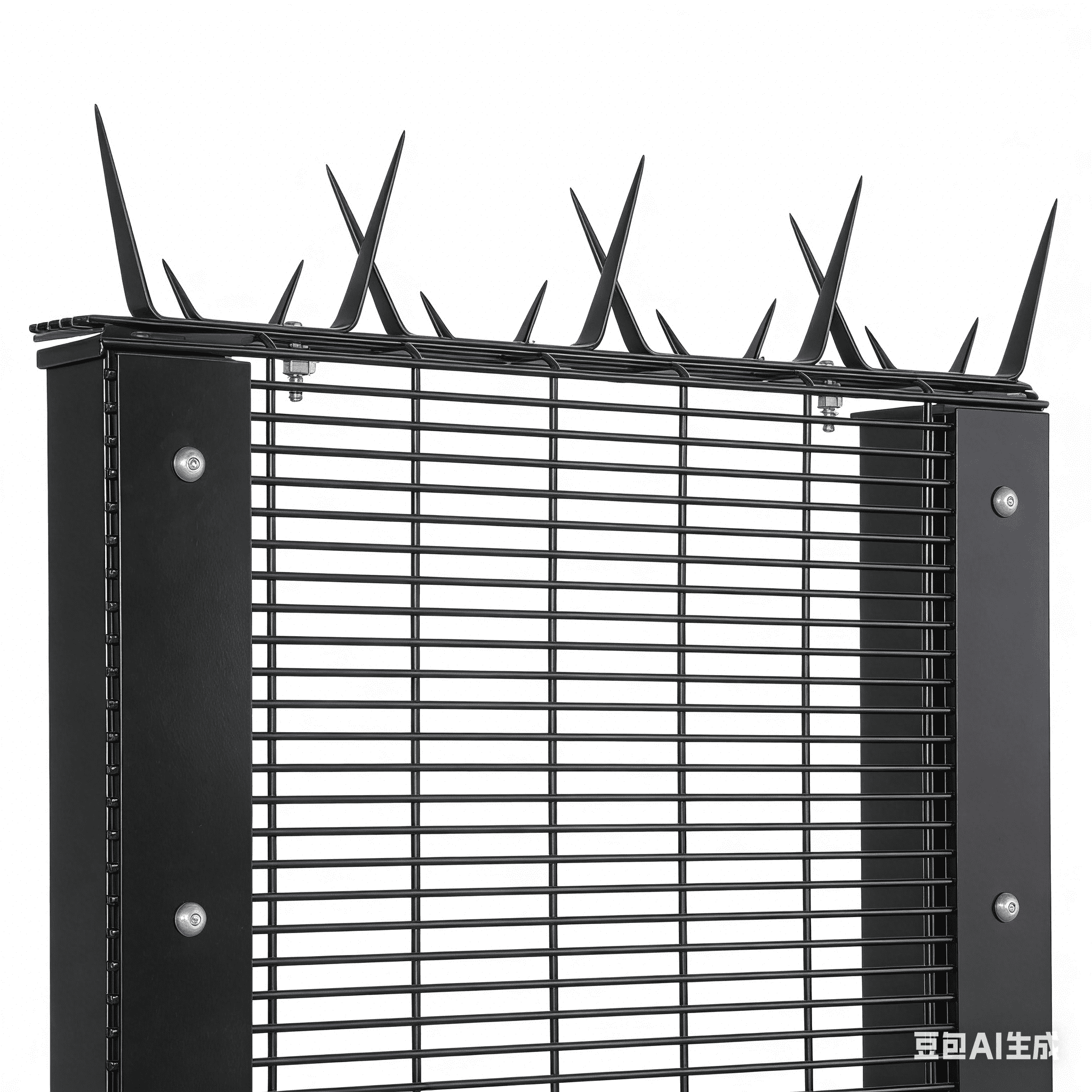Anti-Climb 358 Security Fence with Spikes / High-Security Dense Mesh Barrier - Image 3