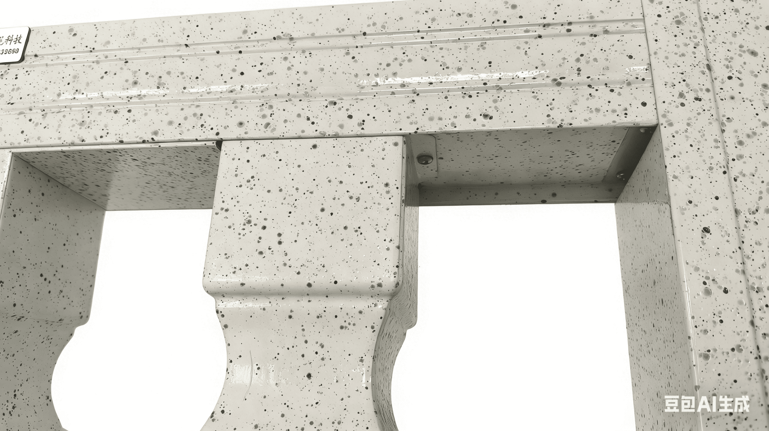 Stone-Like Baluster Aluminum Railing / European Style Stone-Effect Balcony Balustrade - Image 5