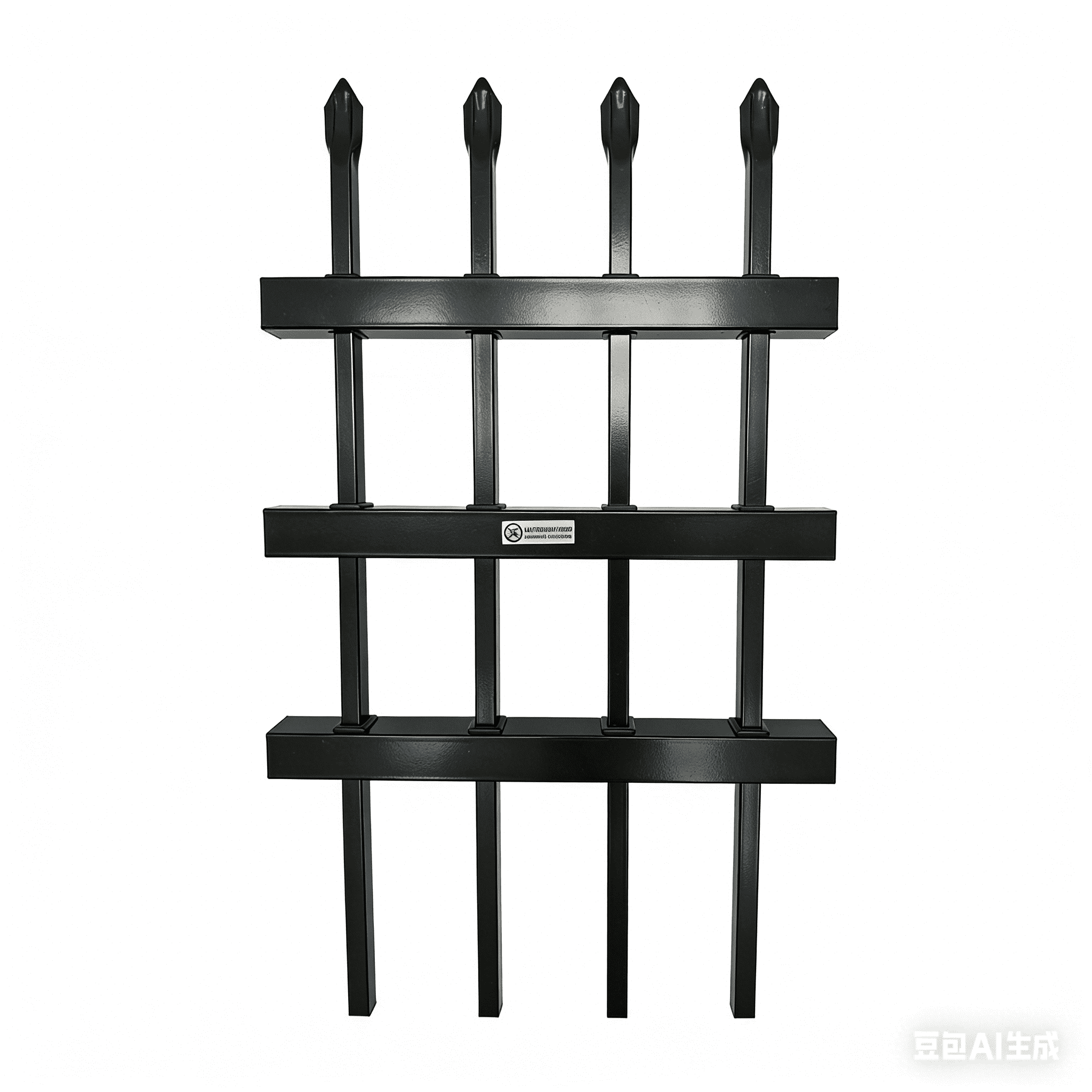 Spear-Tip Easy-Assembly Waterproof Ring Aluminum Railing / European Style Spear-Top Zinc Steel Fence - Image 2