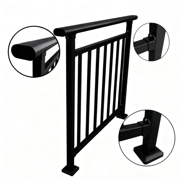 Custom Aluminum Balcony Railing - Image 3