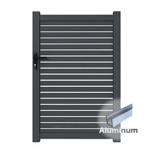 Aluminum gate panels, Decorative aluminum gate
