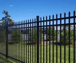 Aluminum security fence with spikes, Aluminium privacy fencing