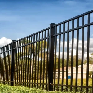 Commercial iron fence, Custom wrought iron fence