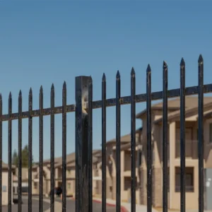 Round metal post, Round aluminum 3D fence post