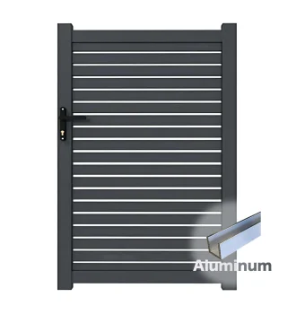 Aluminum gate panels, Decorative aluminum gate