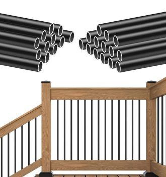 Aluminum Fence Balusters, Aluminum Railing and Posts Assembly